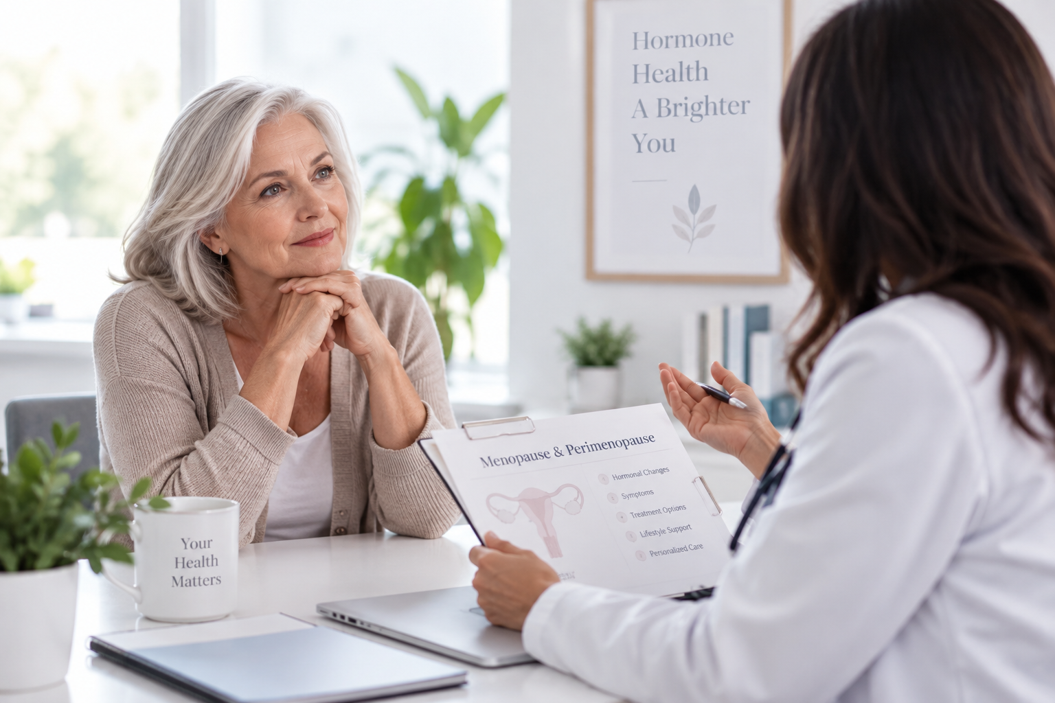 Menopause and perimenopause consultation at CR8 Health Delray Beach