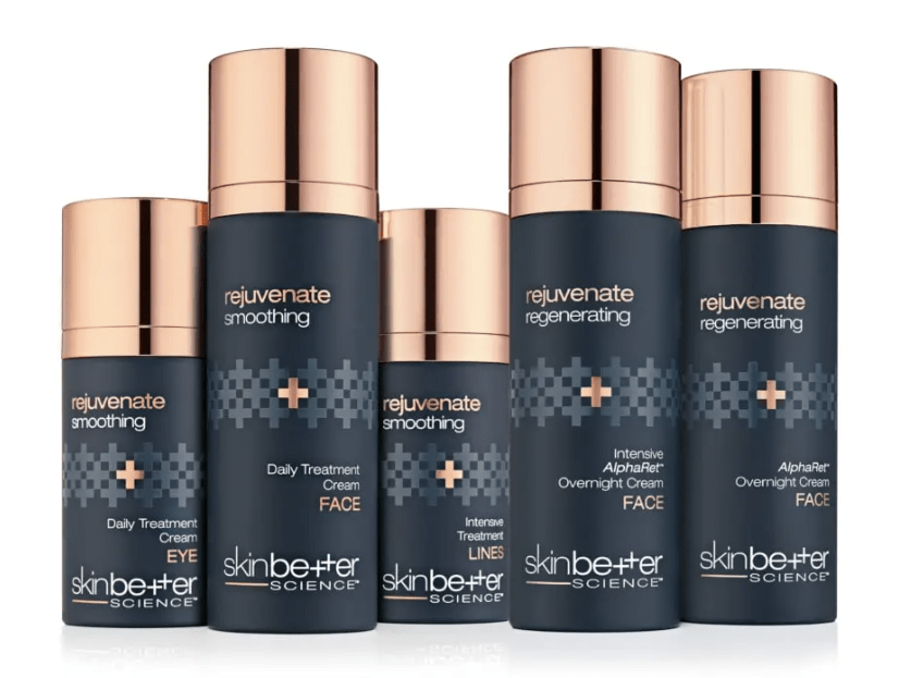 Skincare products skinbetter science